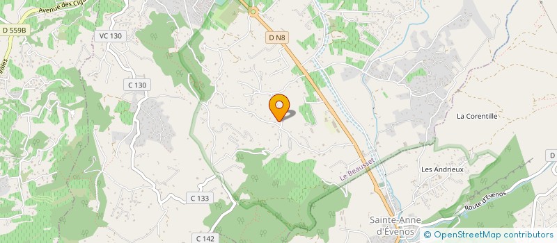 localisation de l'entreprise MONSIEUR MICHEL REYNAUD  LE BEAUSSET