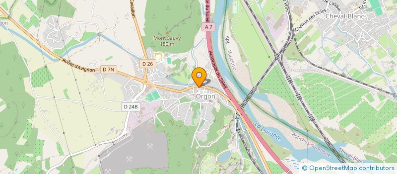localisation de l'entreprise MONSIEUR MICHEL REYNE  ORGON