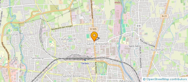 localisation de l'entreprise MONSIEUR MICHEL REZIG  TARBES