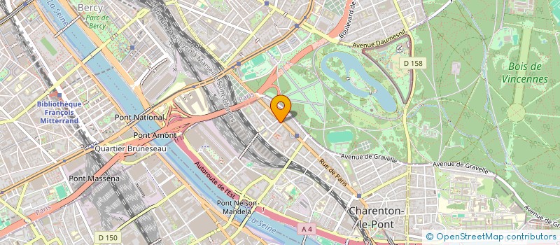 localisation de l'entreprise MONSIEUR MICHEL RIBEIRO  CHARENTON-LE-PONT