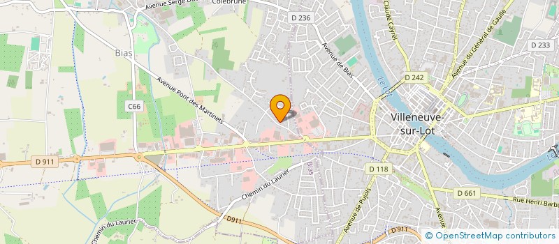 localisation de l'entreprise MONSIEUR MICHEL RICARDO  BIAS