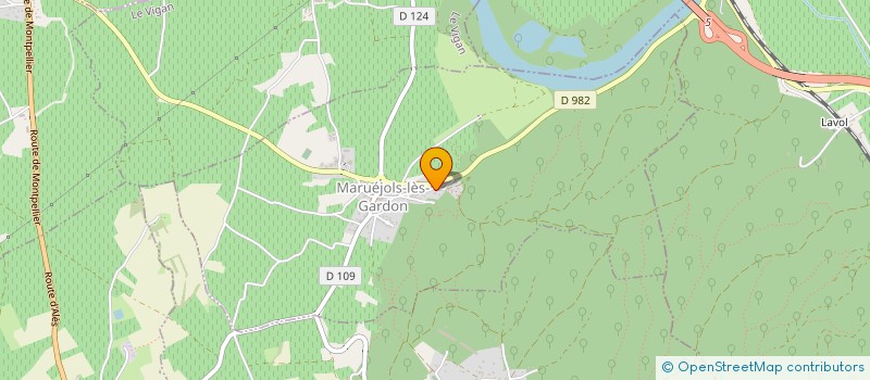 localisation de l'entreprise MONSIEUR MICHEL RICH  MARUEJOLS-LES-GARDON
