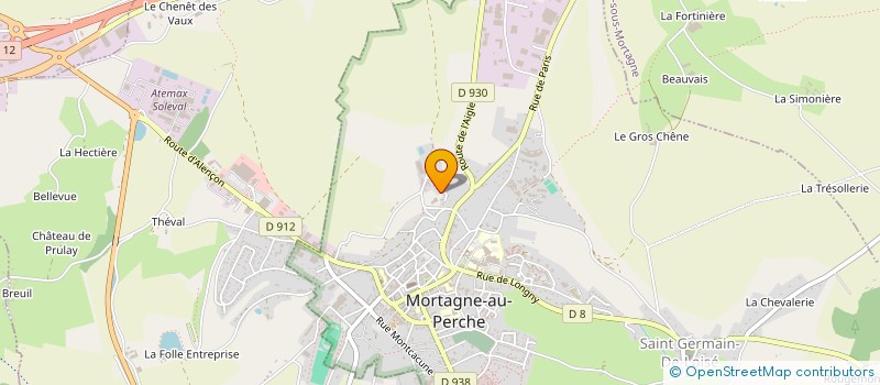 localisation de l'entreprise MONSIEUR MICHEL RICHARD à MORTAGNE-AU-PERCHE
