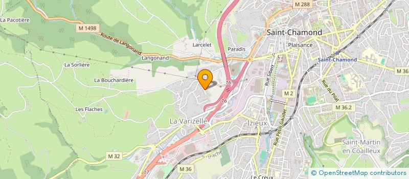 localisation de l'entreprise MONSIEUR MICHEL RICHARD  SAINT-CHAMOND