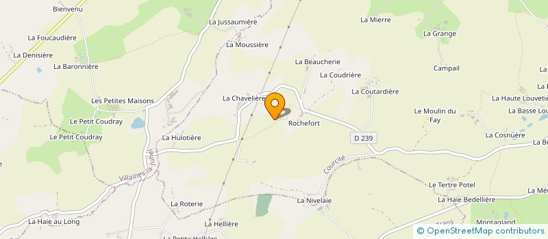 localisation de l'entreprise MONSIEUR MICHEL RICHARD  COURCITE