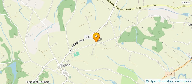 localisation de l'entreprise MONSIEUR MICHEL RICOT  FAUDOAS