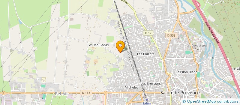 localisation de l'entreprise MONSIEUR MICHEL RICOTTIER  SALON-DE-PROVENCE