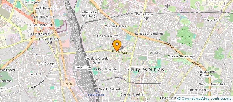localisation de l'entreprise MONSIEUR MICHEL RIDOUX à FLEURY-LES-AUBRAIS