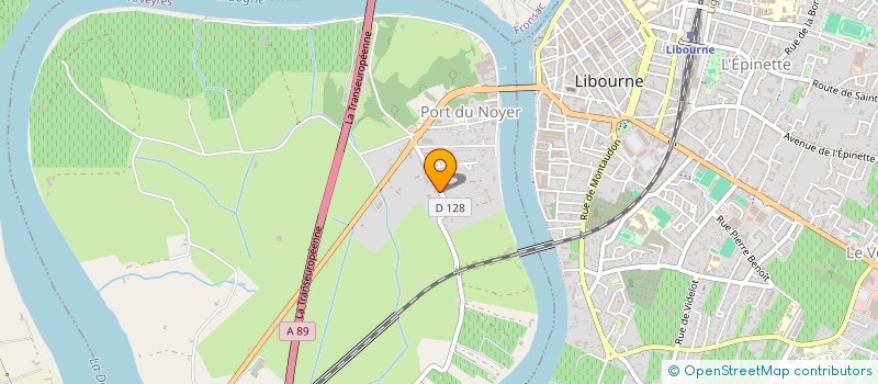 localisation de l'entreprise MONSIEUR MICHEL RIEU  ARVEYRES