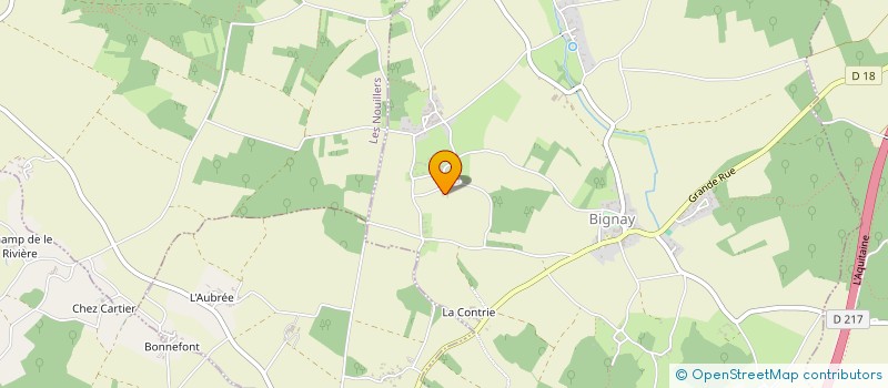 localisation de l'entreprise MONSIEUR MICHEL RIFFAUD  BIGNAY