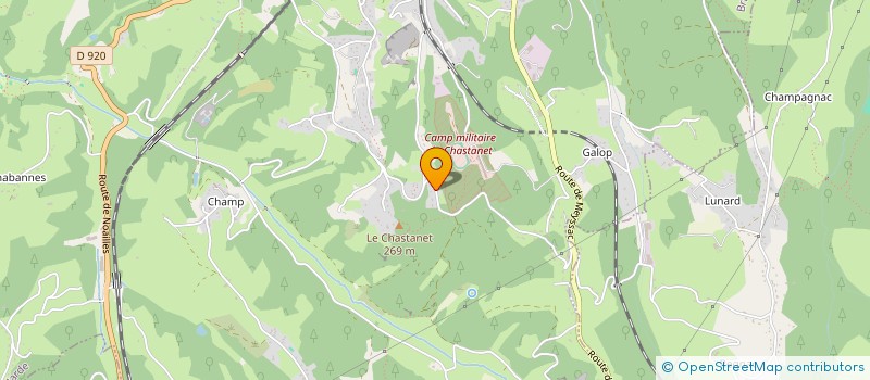 localisation de l'entreprise MONSIEUR MICHEL RIGAL  BRIVE-LA-GAILLARDE