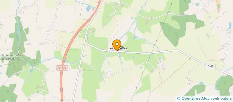 localisation de l'entreprise MONSIEUR MICHEL RIGAUD  GUIGNEN