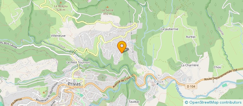 localisation de l'entreprise MONSIEUR MICHEL RIGAUD  COUX