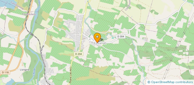 localisation de l'entreprise MONSIEUR MICHEL RIGAUD  CAVANAC