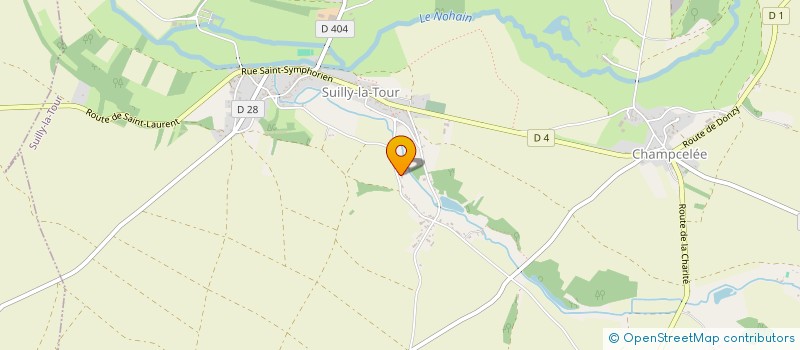 localisation de l'entreprise MONSIEUR MICHEL RIGAUX  SUILLY-LA-TOUR