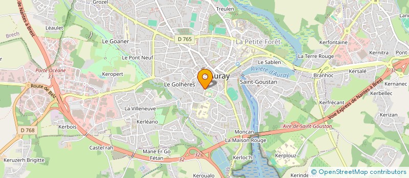 localisation de l'entreprise MONSIEUR MICHEL RIGUIDEL à AURAY