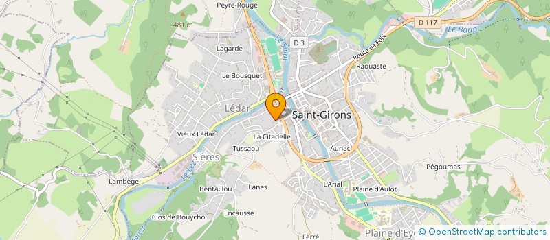 localisation de l'entreprise MONSIEUR MICHEL RINGUET à SAINT-GIRONS