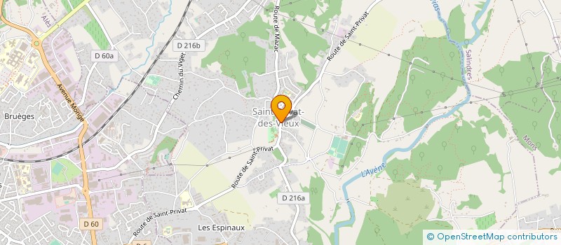 localisation de l'entreprise MONSIEUR MICHEL RIPART à SAINT-PRIVAT-DES-VIEUX