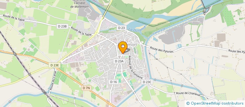 localisation de l'entreprise MONSIEUR MICHEL RISSO  MALLEMORT