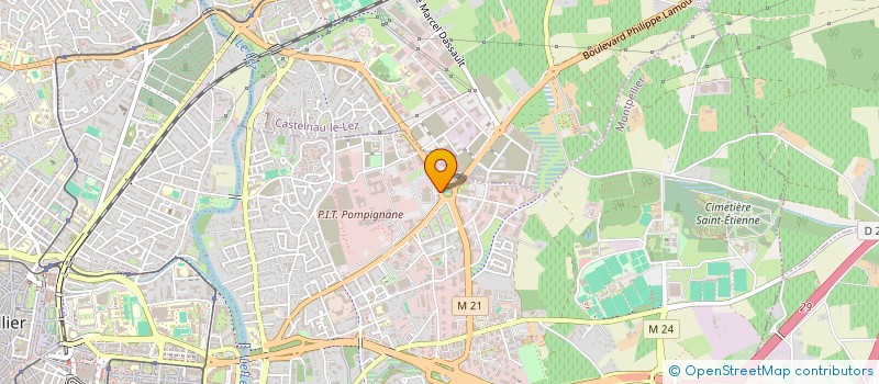 localisation de l'entreprise MONSIEUR MICHEL RISSONS à MONTPELLIER
