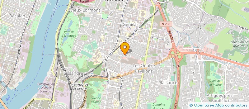 localisation de l'entreprise MONSIEUR MICHEL RITTLING  LORMONT