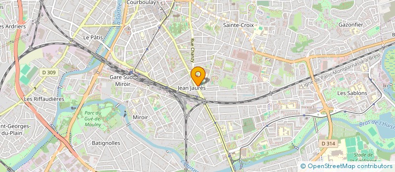 localisation de l'entreprise MONSIEUR MICHEL RITZ  LE MANS