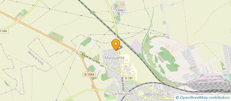 localisation de l'entreprise MONSIEUR MICHEL RIVAL à LAON