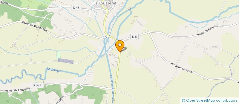 localisation de l'entreprise MONSIEUR MICHEL RIVELLA  LE FOUSSERET