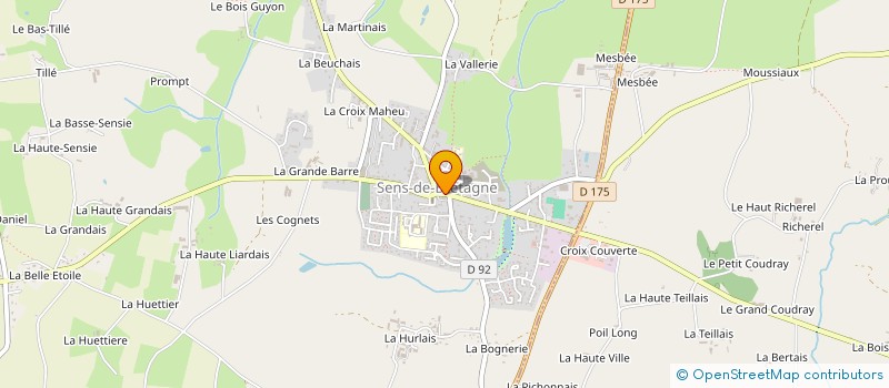 localisation de l'entreprise MONSIEUR MICHEL RIVIERE  SENS-DE-BRETAGNE