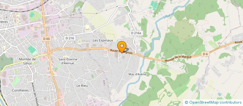 localisation de l'entreprise MONSIEUR MICHEL RIVIERE  SAINT-PRIVAT-DES-VIEUX