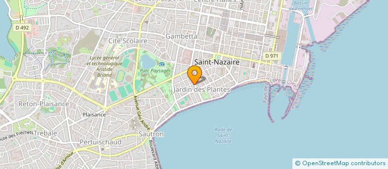 localisation de l'entreprise MONSIEUR MICHEL RIVIERE  SAINT-NAZAIRE