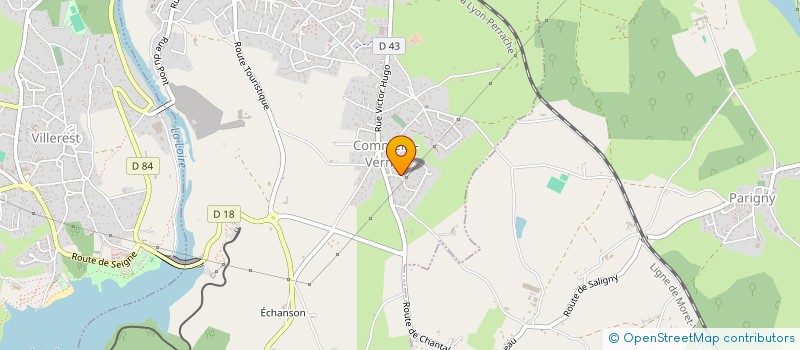 localisation de l'entreprise MONSIEUR MICHEL RIVOLLIER  COMMELLE-VERNAY