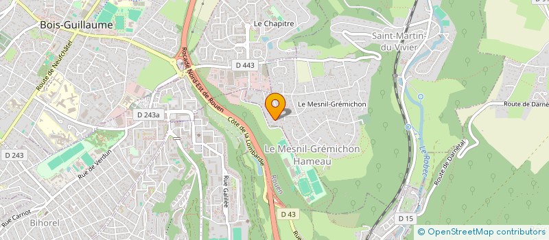 localisation de l'entreprise MONSIEUR MICHEL ROBERGE  SAINT-MARTIN-DU-VIVIER