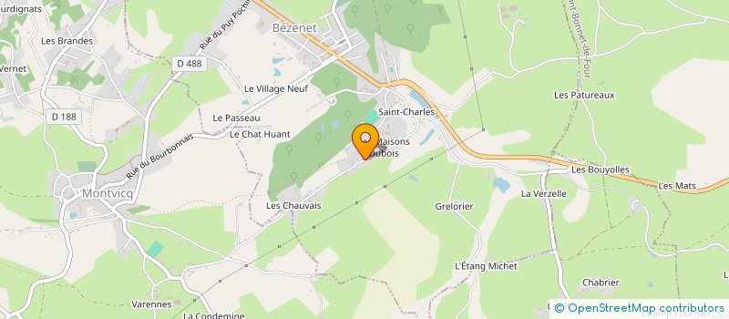 localisation de l'entreprise MONSIEUR MICHEL ROBERT à BEZENET