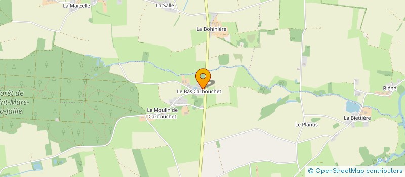 localisation de l'entreprise MONSIEUR MICHEL ROBERT  VALLONS-DE-L'ERDRE