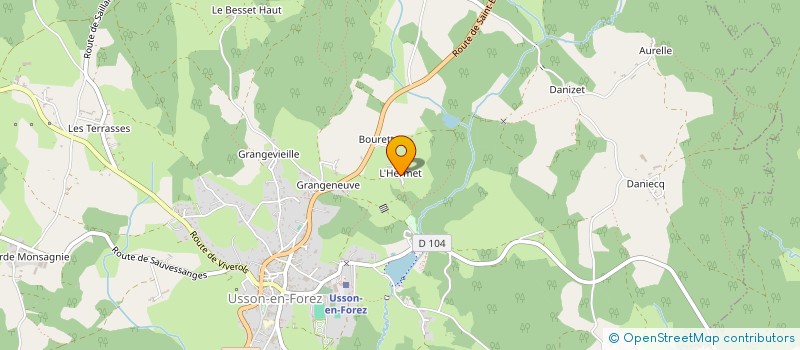 localisation de l'entreprise MONSIEUR MICHEL ROBERT à USSON-EN-FOREZ