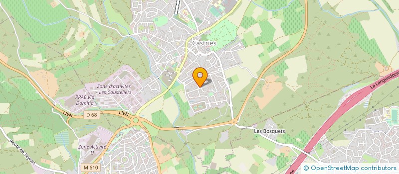 localisation de l'entreprise MONSIEUR MICHEL ROBERT  MONTAUD