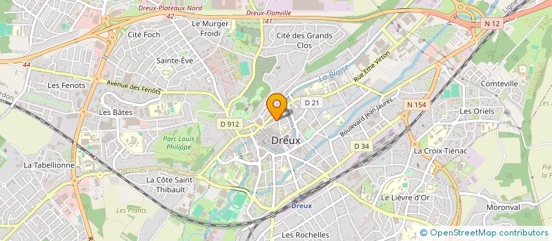 localisation de l'entreprise MONSIEUR MICHEL ROBERT à DREUX