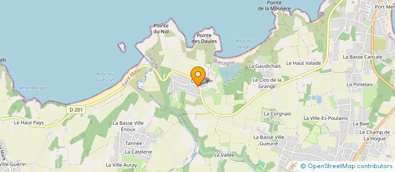 localisation de l'entreprise MONSIEUR MICHEL ROBERT  CANCALE