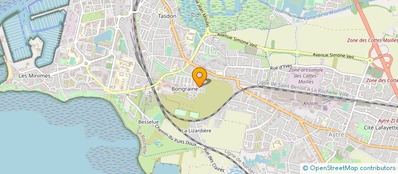 localisation de l'entreprise MONSIEUR MICHEL ROBIC  LA ROCHELLE