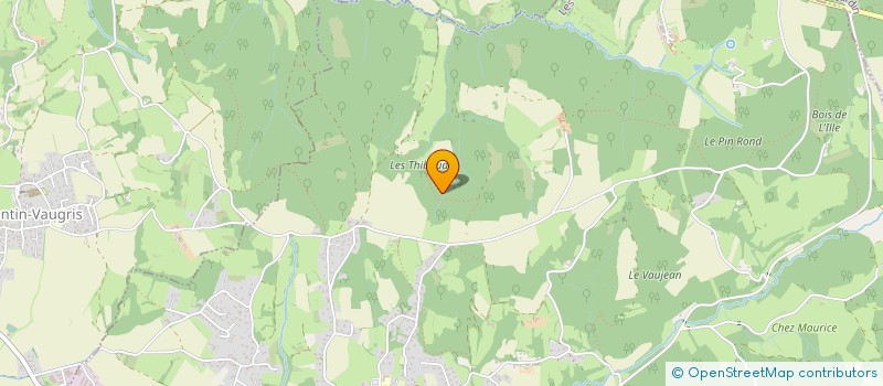 localisation de l'entreprise MONSIEUR MICHEL ROBIN  LES COTES D'AREY