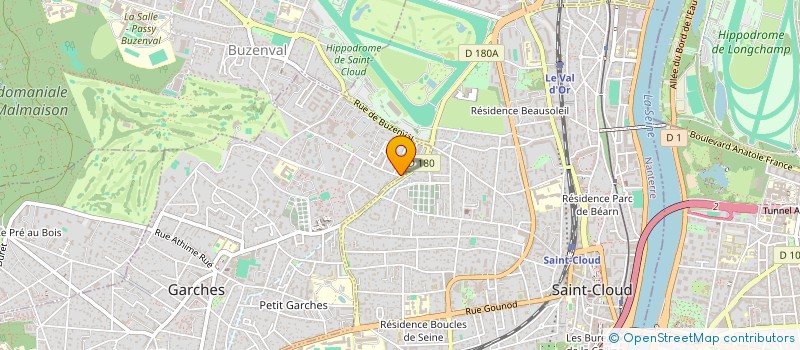 localisation de l'entreprise MONSIEUR MICHEL ROBIN  GARCHES