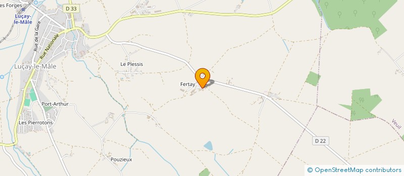 localisation de l'entreprise MONSIEUR MICHEL ROBIN à LUCAY-LE-MALE