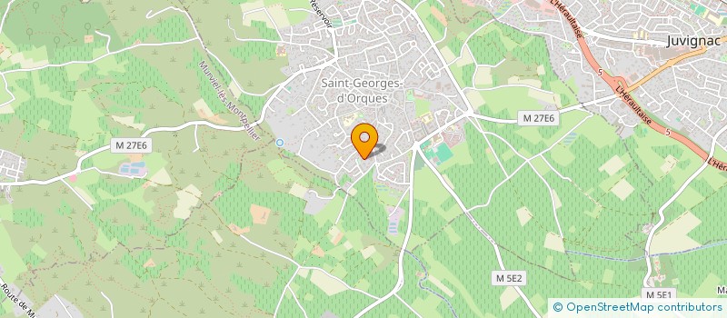 localisation de l'entreprise MONSIEUR MICHEL ROBIN  SAINT-GEORGES-D'ORQUES