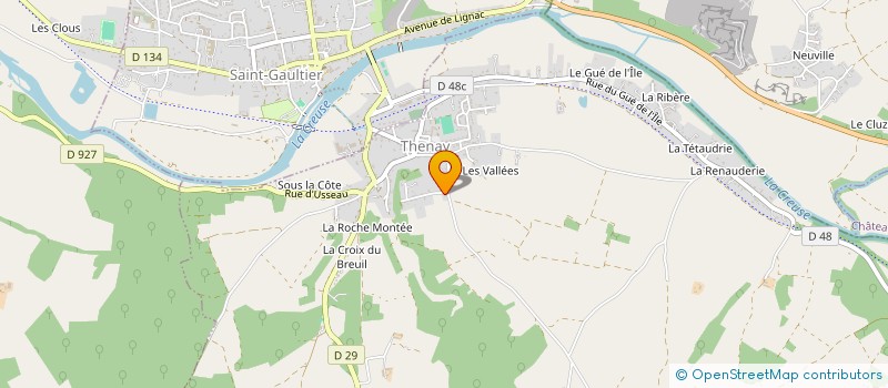 localisation de l'entreprise MONSIEUR MICHEL ROBIN à THENAY