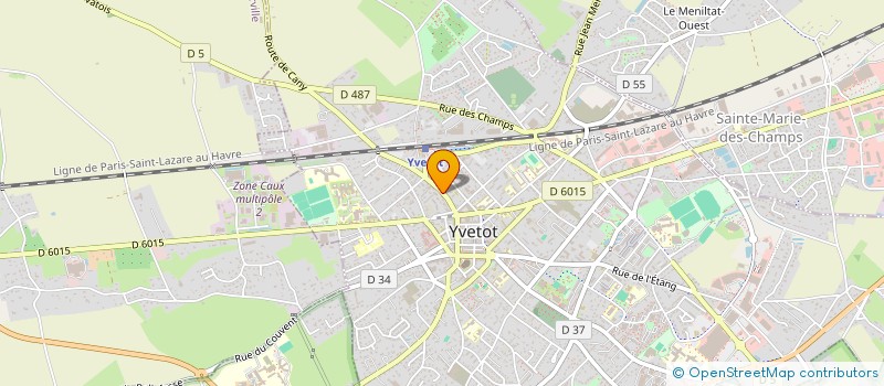 localisation de l'entreprise MONSIEUR MICHEL ROBINEAU  YVETOT