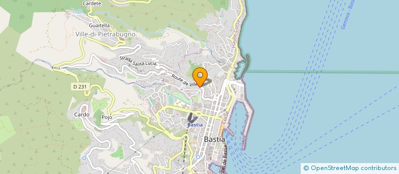 localisation de l'entreprise MONSIEUR MICHEL ROBITAILLIE à BASTIA