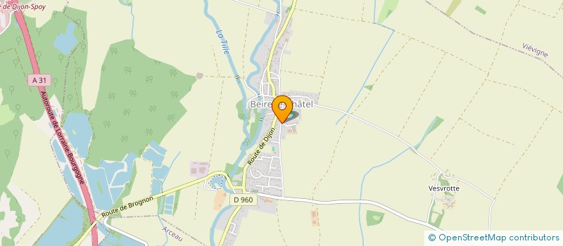 localisation de l'entreprise MONSIEUR MICHEL ROBLOT  BEIRE-LE-CHATEL