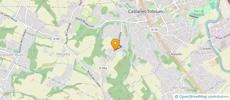 localisation de l'entreprise MONSIEUR MICHEL ROCACHE  MERVILLA