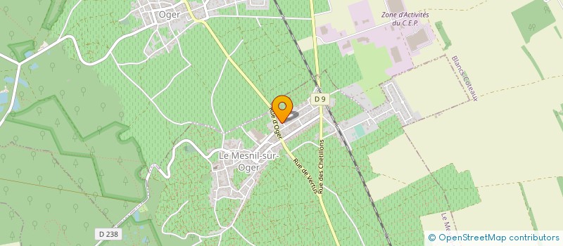 localisation de l'entreprise MONSIEUR MICHEL ROCOURT  LE MESNIL-SUR-OGER